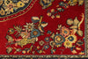 5x8 Red and Navy Persian rug