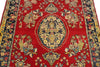 5x8 Red and Navy Persian rug