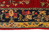 5x8 Red and Navy Persian rug