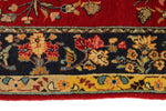 5x8 Red and Navy Persian rug