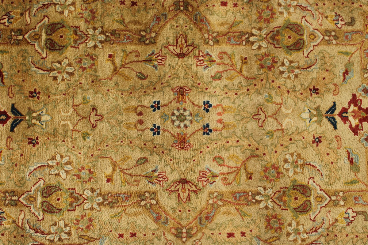 3x8 Beige and Ivory Persian Traditional Runner