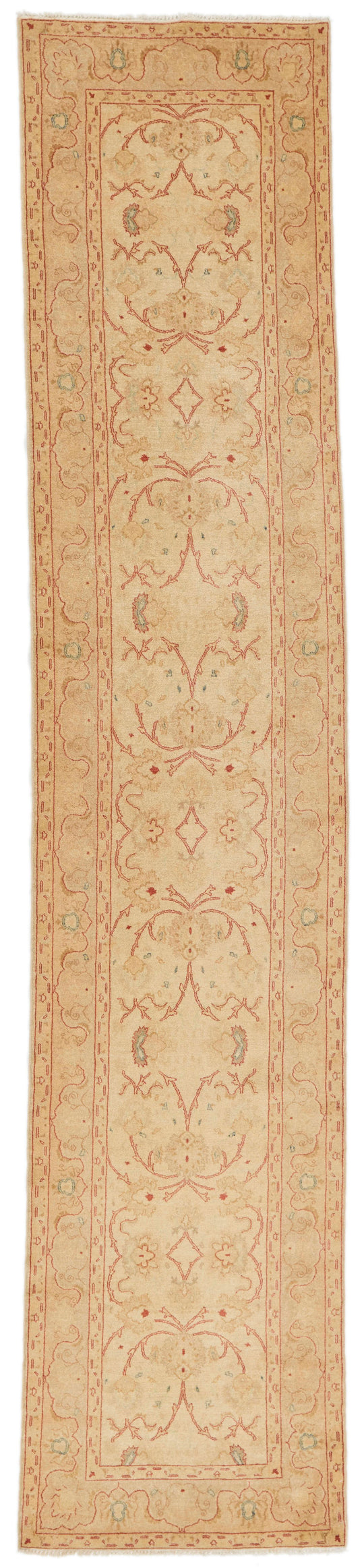 3x13 Ivory and Beige Persian Traditional Runner