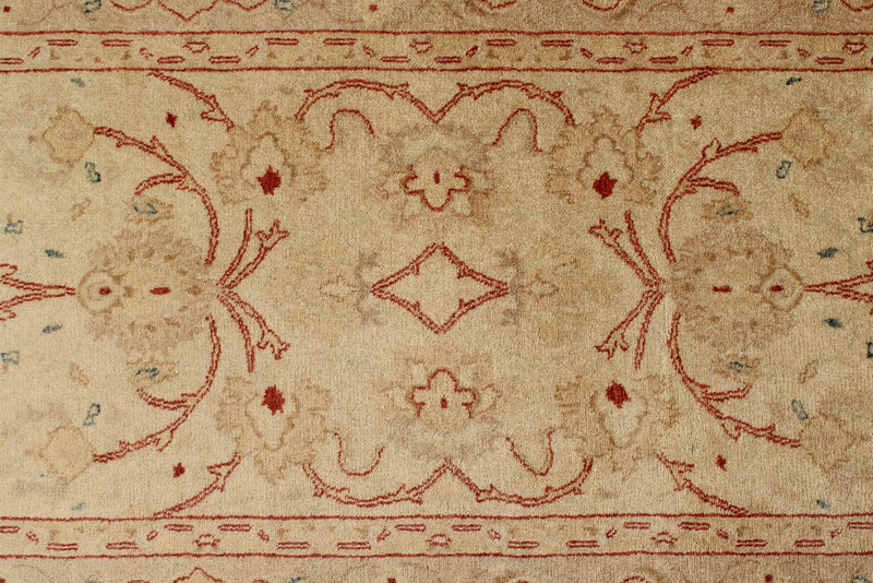3x13 Ivory and Beige Persian Traditional Runner