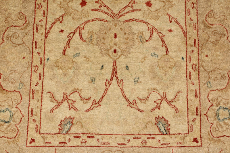 3x13 Ivory and Beige Persian Traditional Runner