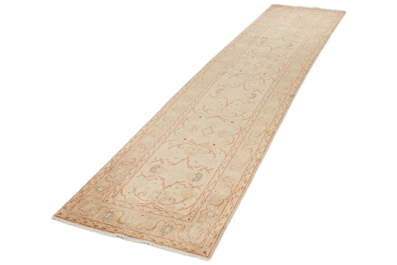 3x13 Ivory and Beige Persian Traditional Runner