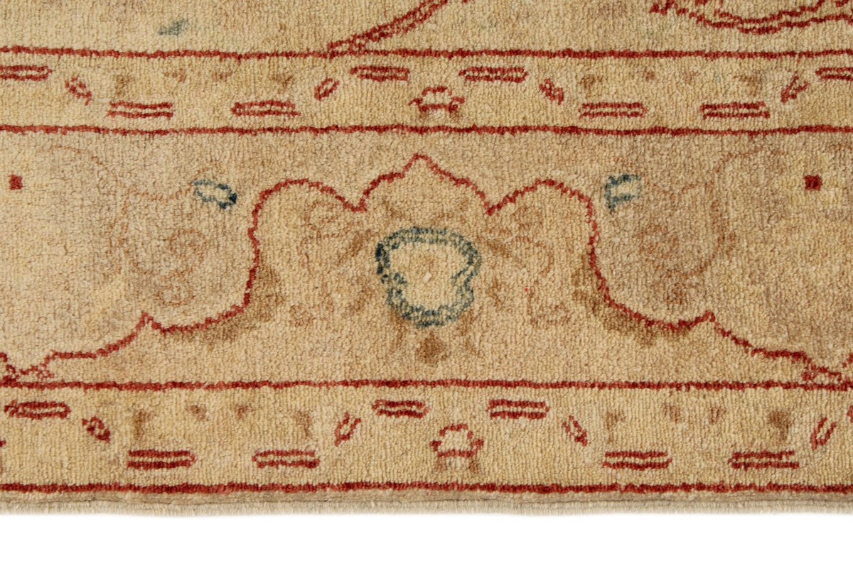 3x13 Ivory and Beige Persian Traditional Runner
