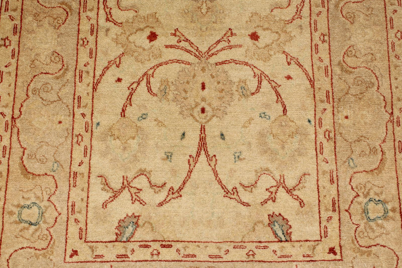 3x13 Ivory and Beige Persian Traditional Runner