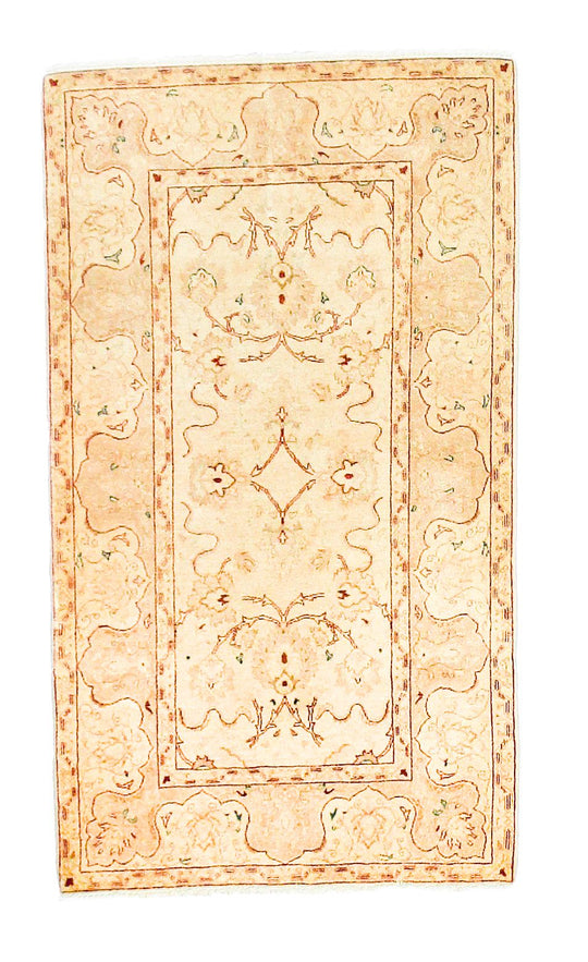 3x5 Ivory and Beige Persian Traditional Rug