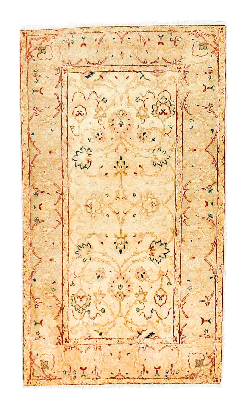 3x5 Ivory and Beige Persian Traditional Rug