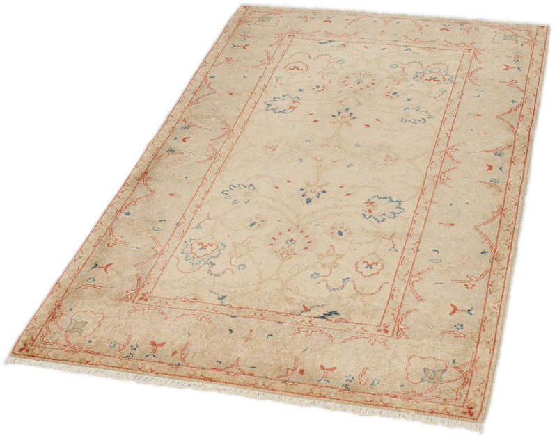 3x5 Ivory and Beige Persian Traditional Rug
