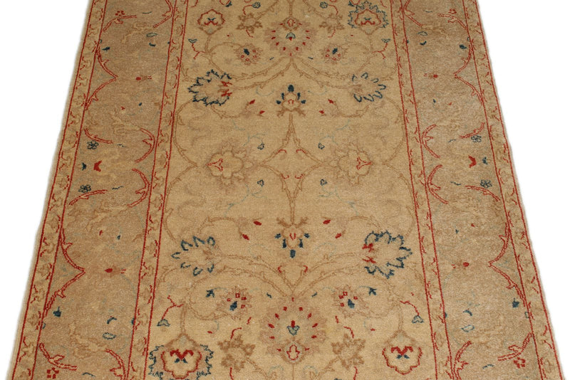 3x5 Ivory and Beige Persian Traditional Rug