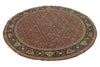 6x6 Burgundy and Navy Persian Traditional Rug