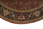 6x6 Burgundy and Navy Persian Traditional Rug