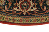 6x6 Burgundy and Navy Persian Traditional Rug