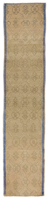 2x9 Ivory Turkish Tribal Runner