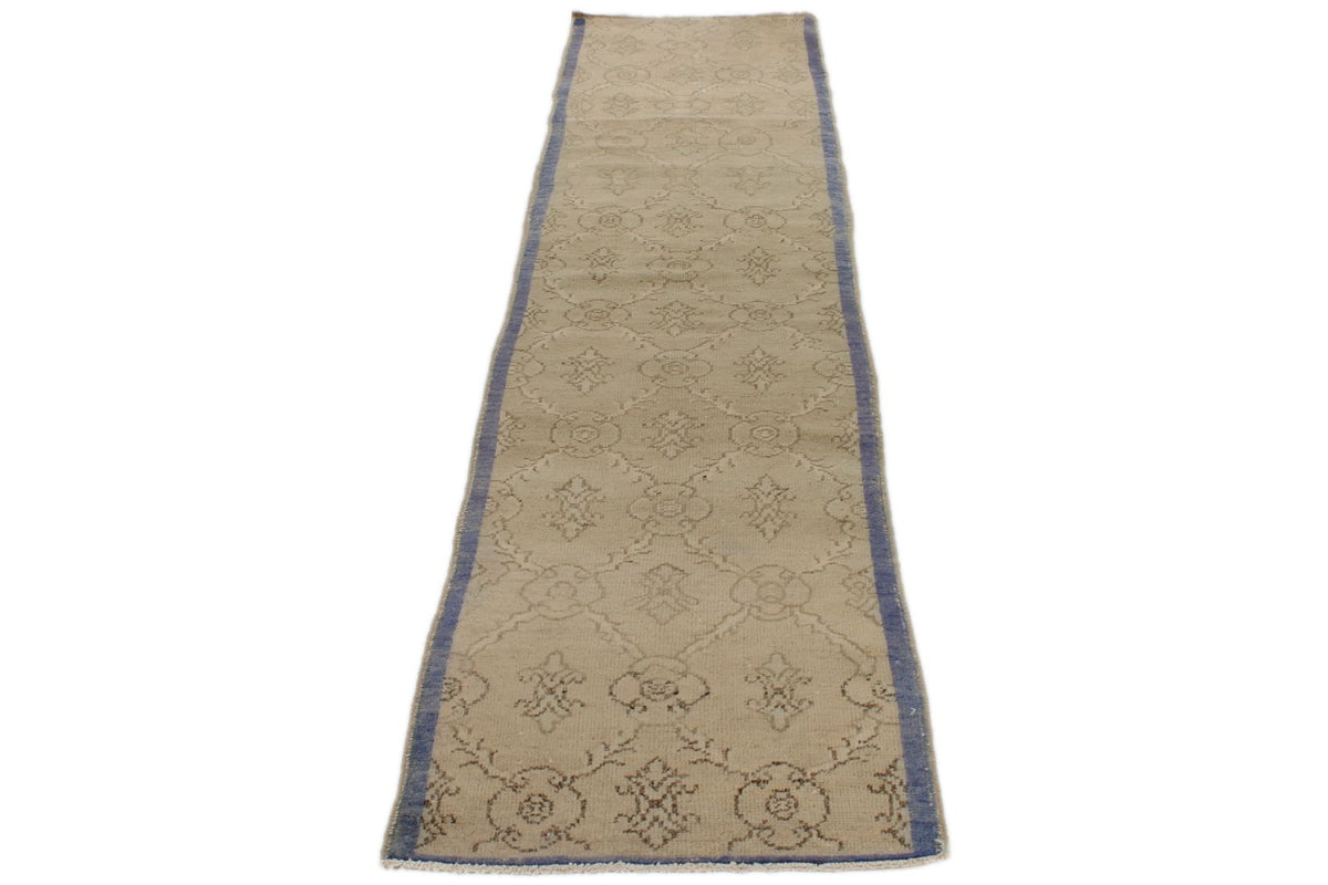 2x9 Ivory Turkish Tribal Runner
