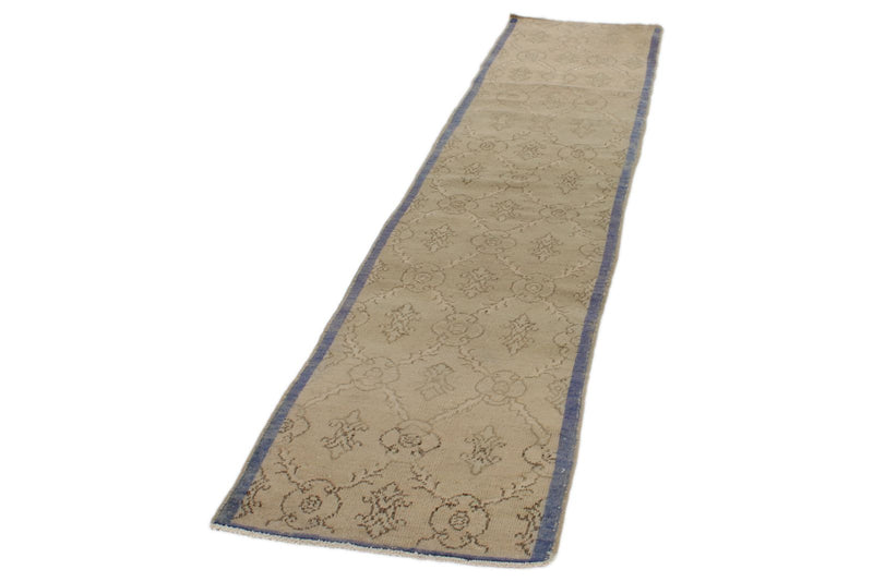 2x9 Ivory Turkish Tribal Runner