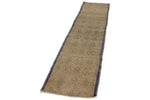 2x9 Ivory Turkish Tribal Runner