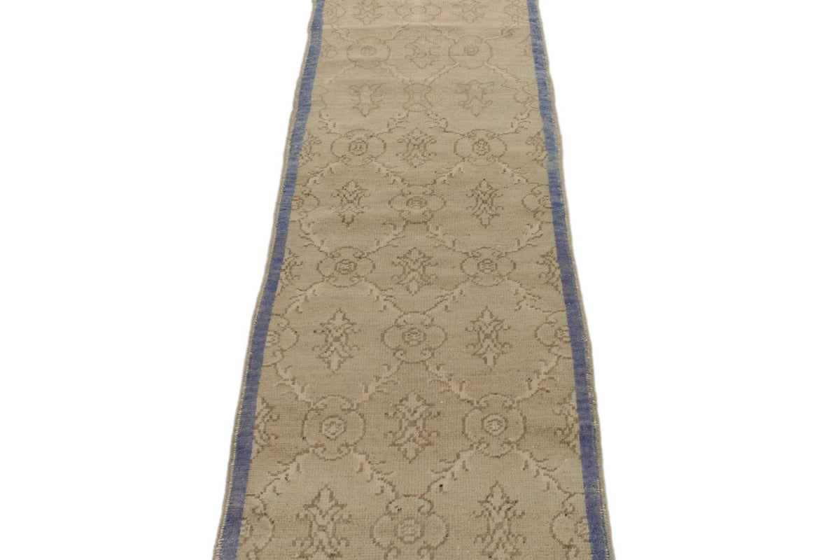 2x9 Ivory Turkish Tribal Runner