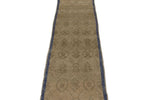 2x9 Ivory Turkish Tribal Runner