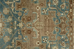 4x6 Blue and Ivory Persian Rug
