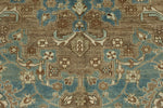 4x6 Blue and Ivory Persian Rug