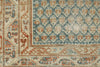 3x16 Blue and Ivory Persian Rug