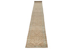 2x20 Beige And Blue Persian Traditional Runner