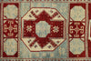 3x12 Red and Blue Turkish Tribal Runner