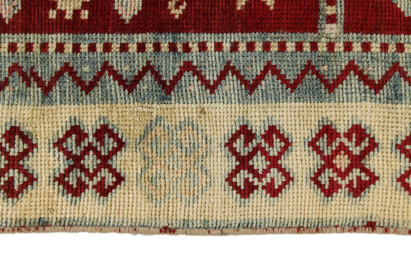 3x12 Red and Blue Turkish Tribal Runner