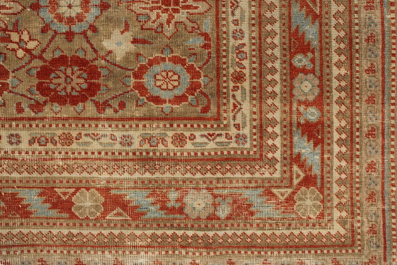 5x7 Red and Blue Persian Tribal Rug