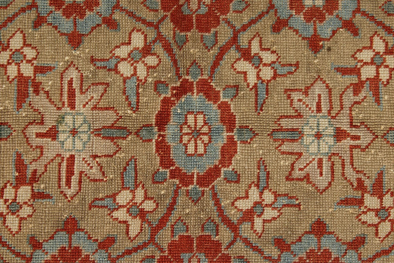 5x7 Red and Blue Persian Tribal Rug