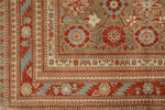 5x7 Red and Blue Persian Tribal Rug