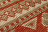 5x7 Red and Blue Persian Tribal Rug
