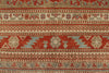 5x7 Red and Blue Persian Tribal Rug