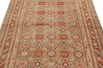 5x7 Red and Blue Persian Tribal Rug