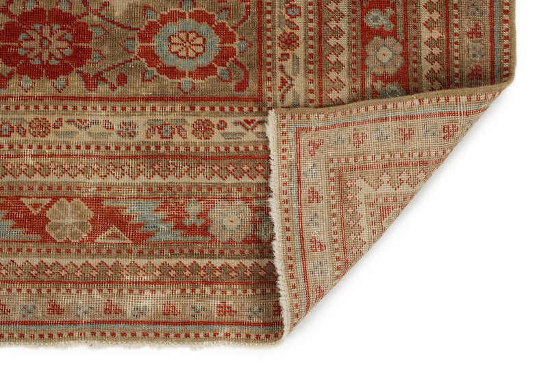 5x7 Red and Blue Persian Tribal Rug