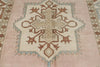 9x11 Pink and Ivory Turkish Tribal Rug