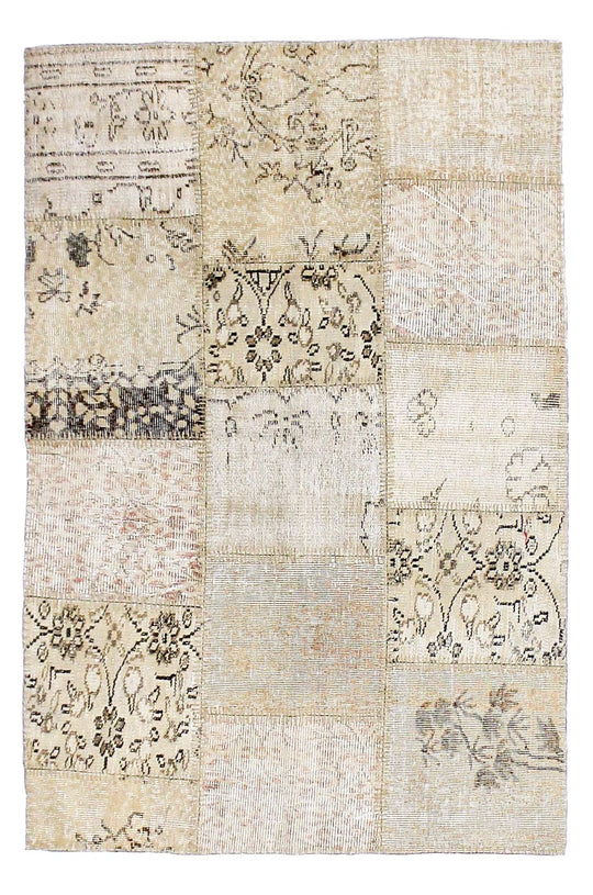 4x6 Multicolor Turkish Patchwork Rug