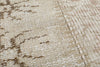 7x10 Beige and Ivory Turkish Patchwork Rug