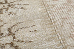 7x10 Beige and Ivory Turkish Patchwork Rug