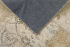 7x10 Beige and Ivory Turkish Patchwork Rug