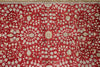 3x5 Red and Ivory Turkish Silk Rug