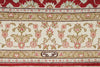 3x5 Red and Ivory Turkish Silk Rug