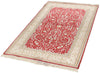 3x5 Red and Ivory Turkish Silk Rug
