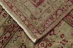 10x14 Gray and Burgundy Persian Traditional Rug