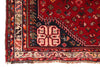 4x5 Red and Ivory Turkish Tribal Rug