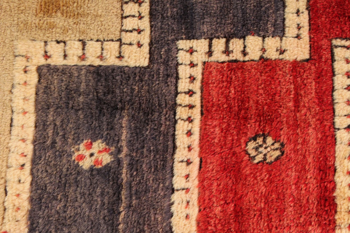 4x4 Multicolor Anatolian Tribal Rug