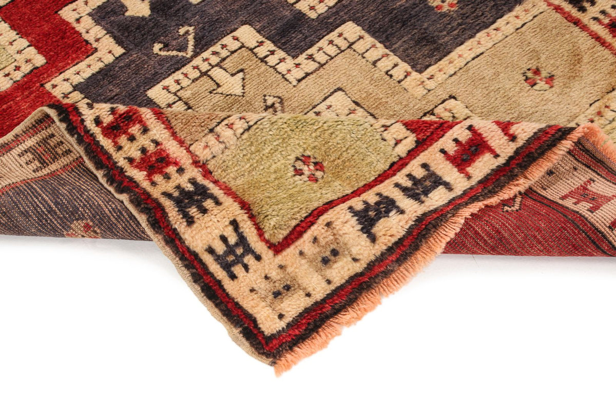 4x4 Multicolor Anatolian Tribal Rug