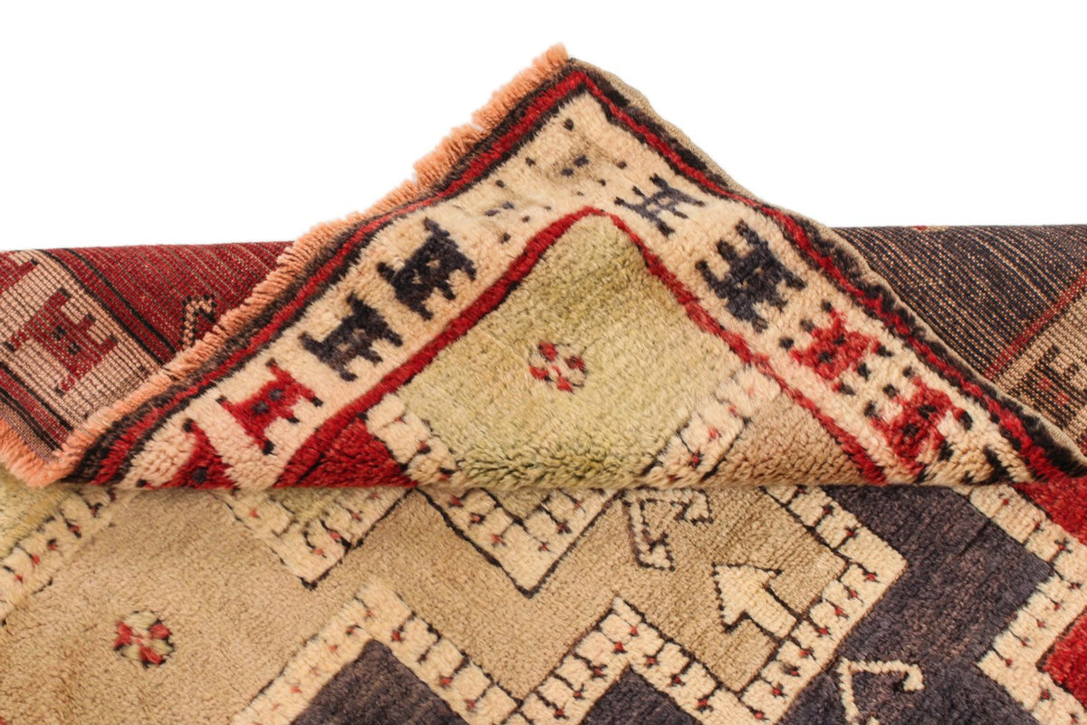 4x4 Multicolor Anatolian Tribal Rug